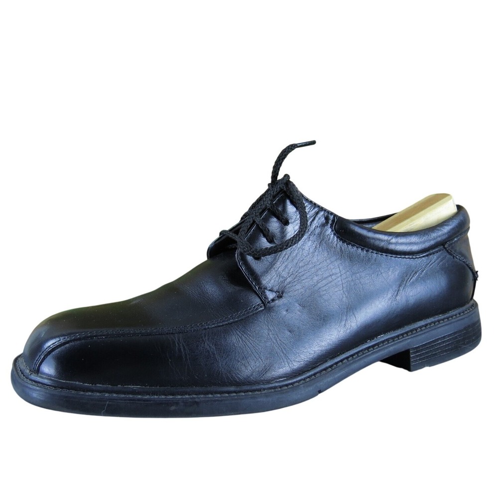 Nunn Bush Men's  Derby‎ Oxfords Black Leather Size 8.5 Medium Gently Used 2025